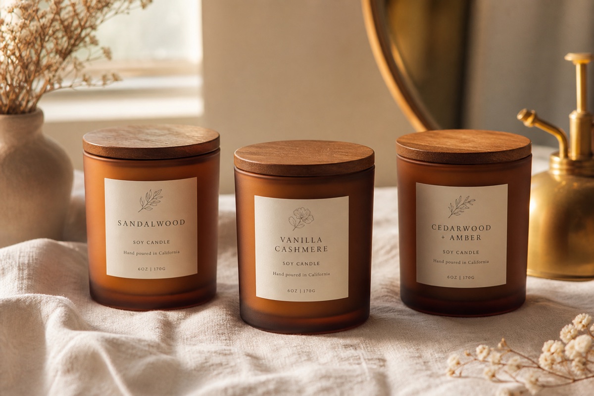 Amber Candle Trio